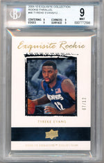 Upper Deck 2009-2010 Exquisite Collection Rookie Parallel #46 Tyreke Evans 7/12 / BGS Grade 9 / Auto Grade None