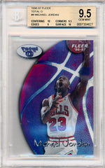 Fleer 1996-1997  Total O #4 Michael Jordan 4/10 / BGS Grade 9.5