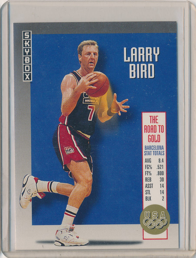 SkyBox 1992-1993 USA The Road To Gold #USA6 Larry Bird