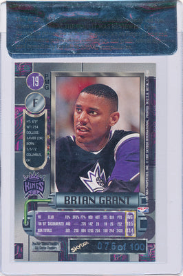 Skybox 1997-1998 Metal Universe Championship Precious Metal Gems Red #19 Brian Grant 76/100