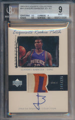 Upper Deck 2003-2004 Exquisite Collection Exquisite Rookie Patch Auto #54 Leandro Barbosa 147/225 / BGS Grade 9 / Auto Grade 10