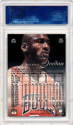 Fleer 1996-1997 Flair Showcase Row 2 #23 Michael Jordan  / PSA Grade 10