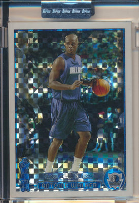 Topps  2003-2004 Chrome  X-Fractor #8 Antoine Walker 81/220