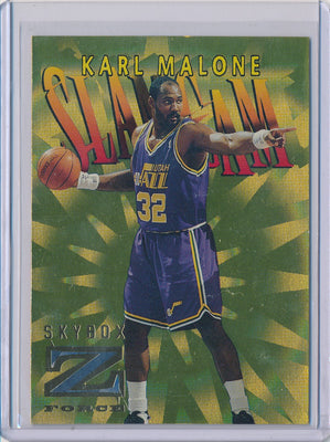 SkyBox 1996-1997 Z-Force Slam Cam #SC7 Karl Malone