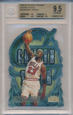 SkyBox 1996-1997 Premium Golden Touch #5/10 Michael Jordan  / BGS Grade 9.5