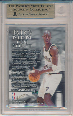 SkyBox 1997-1998 Z-Force Big Men On Court #5/15BMOC Kevin Garnett  / BGS Grade 9.5