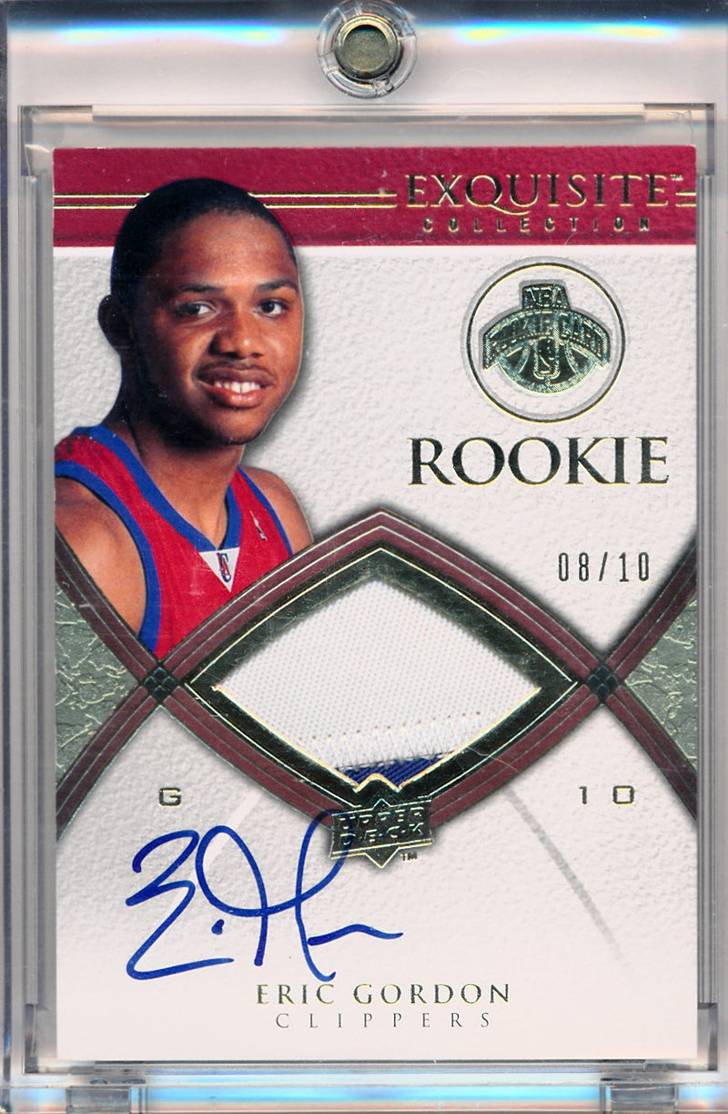 Upper Deck 2008-2009 Exquisite Collection Rookie Parallel #94 Eric Gordon 8/10