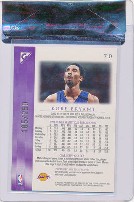 Topps 2000 Gallery Player's Private Issue #70 Kobe Bryant 185/250