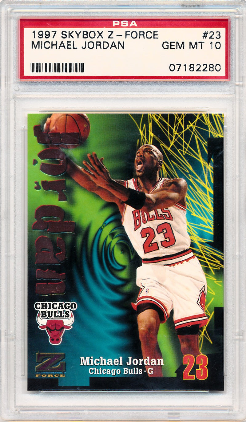 Skybox 1997-1998 Z-Force  #23 Michael Jordan  / PSA Grade 10