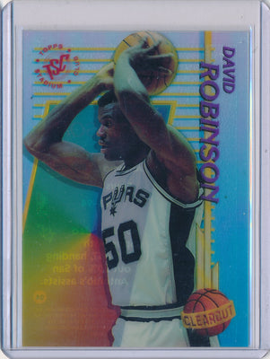 Topps 1993-1994 Stadium Club Clearcut #24 David Robinson