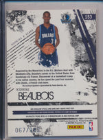 Panini 2008-2009 Rookies & Stars Jumbo Patch RPA #153 Rodrigue Beaubois 67/390