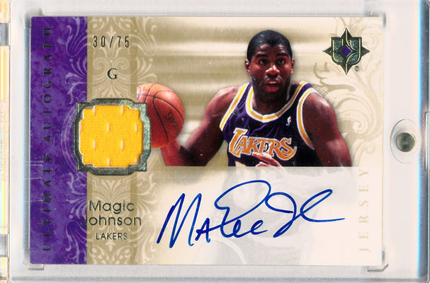 Upper Deck 2006-07 Ultimate Collection  Ultimate Jersey Autographs #AU-MA Magic Johnson 30/75