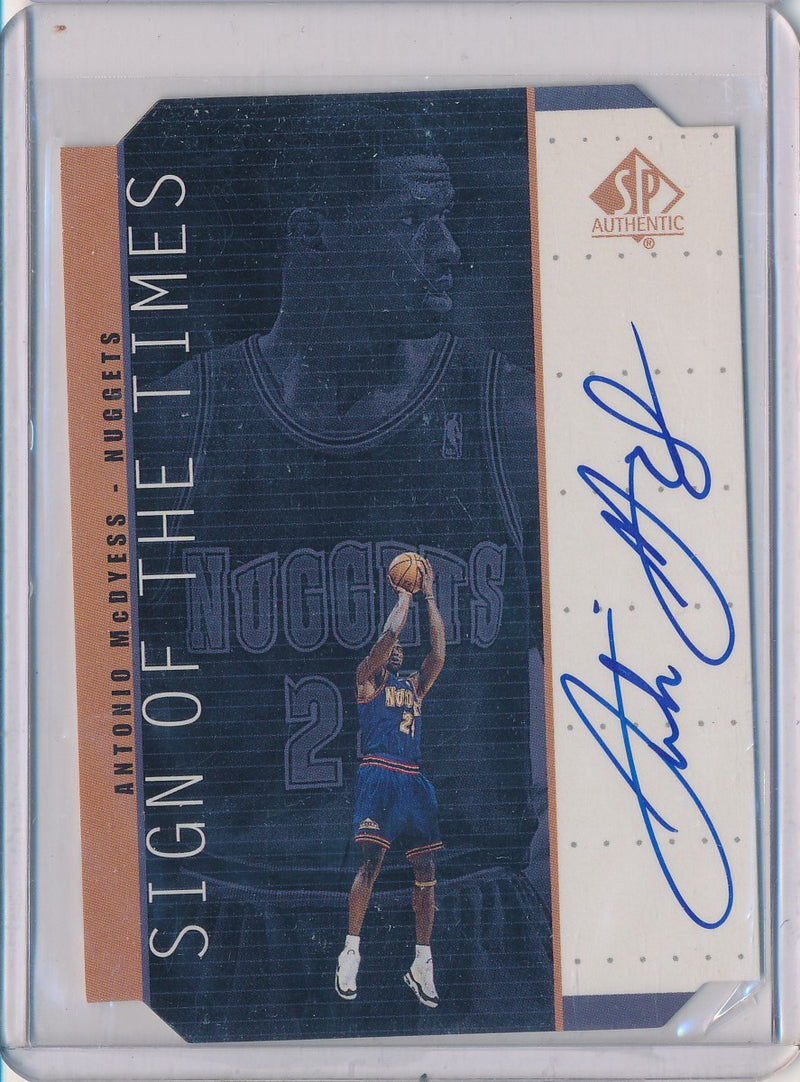 Upper Deck 1998-1999 SP Authentic Sign Of The Times #AM Antonion Mcdyess
