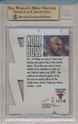 SkyBox 1998-1999 Thunder NOYZ BOYZ #9/15NB Michael Jordan  / BGS Grade 9.5