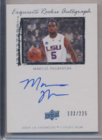 Upper Deck 2009-2010 Exquisite Collection Rookie Auto #56 Marcus Thornton 133/225