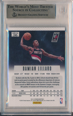 Panini 2012-2013 Prizm Pizms #245 Damian Lillard  / BGS Grade 9.5