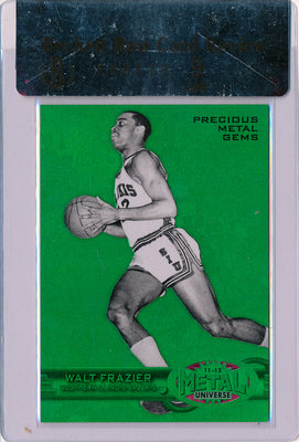 Upper Deck 2011-12 Fleer Retro Precious Metal Gems GREEN #PM-16 Walt Frazier 9/10 / BGS Grade 9