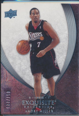 Upper Deck 2007-2008 Exquisite Collection Base #56 Andre Miller 57/225