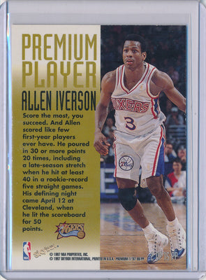 SkyBox 1997-1998 Premium Premium Player #2/15PP Allen Iverson