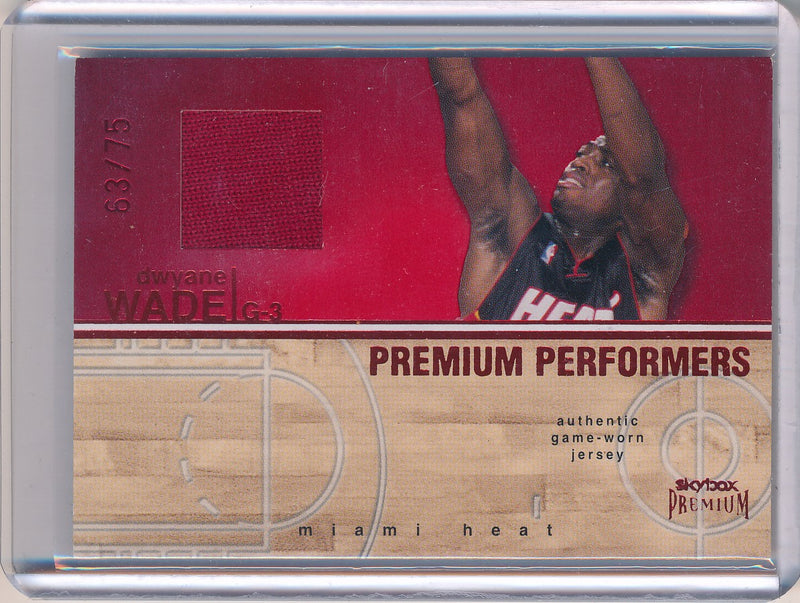 Fleer 2004-2005 Premium Premium Performers #PPJ-DW Dwyane Wade 63/75