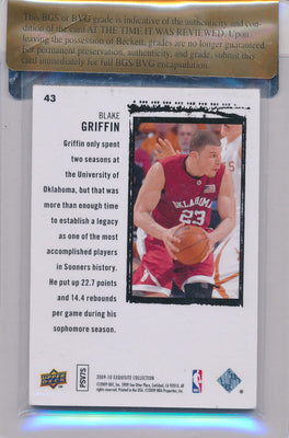 Upper Deck 2009-2010 Exquisite Collection Rookie Parallel #43 Blake Griffin 22/23