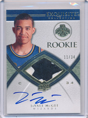 Upper Deck 2008-2009 Exquisite Collection Rookie Parallel #71 JaVale McGee 11/34