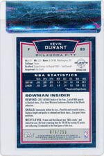 Topps 2008 Bowman Chrome  #69 Kevin Durant 76/299