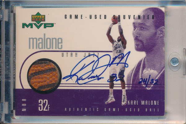 Upper Deck 1999-2000 UD MVP Game Used Souvenier #KM-A Karl Malone 24/32