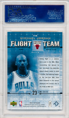 Upper Deck 2006-2007 UD Reserve Flight Team #FT-MJ Michael Jordan  / PSA Grade 10