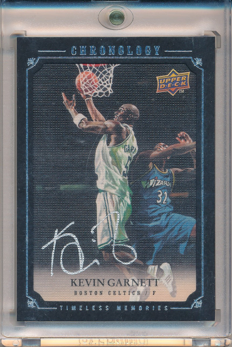 Upper Deck 2007-2008 Chronology Timeless Memories #160 Kevin Garnett 4/99