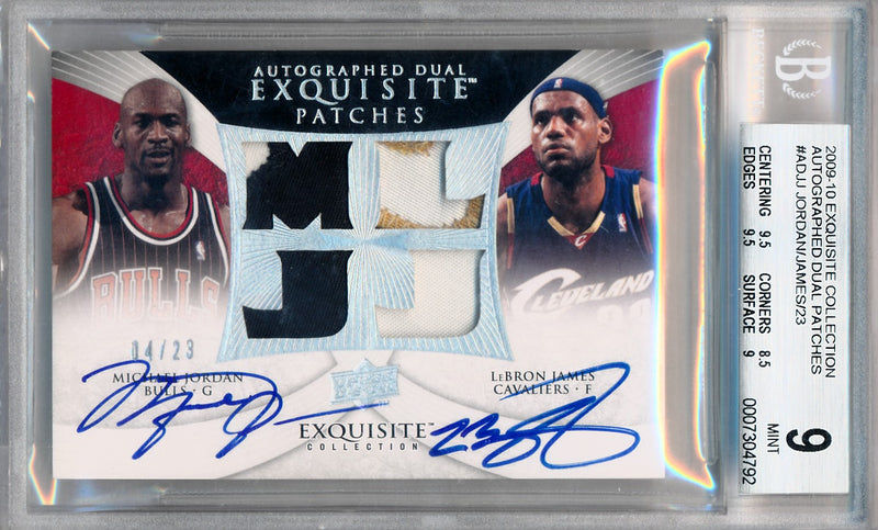Upper Deck 2009-2010 Exquisite Collection Autographed Dual Patches 