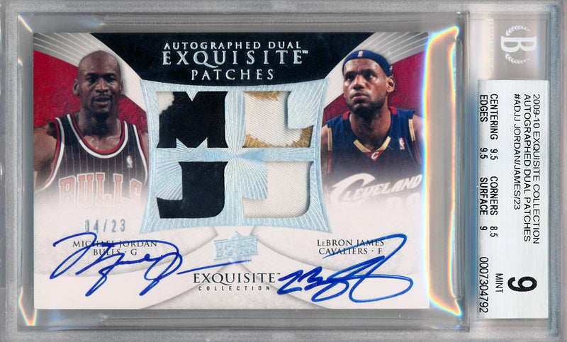 Upper Deck 2009-2010 Exquisite Collection Autographed Dual Patches