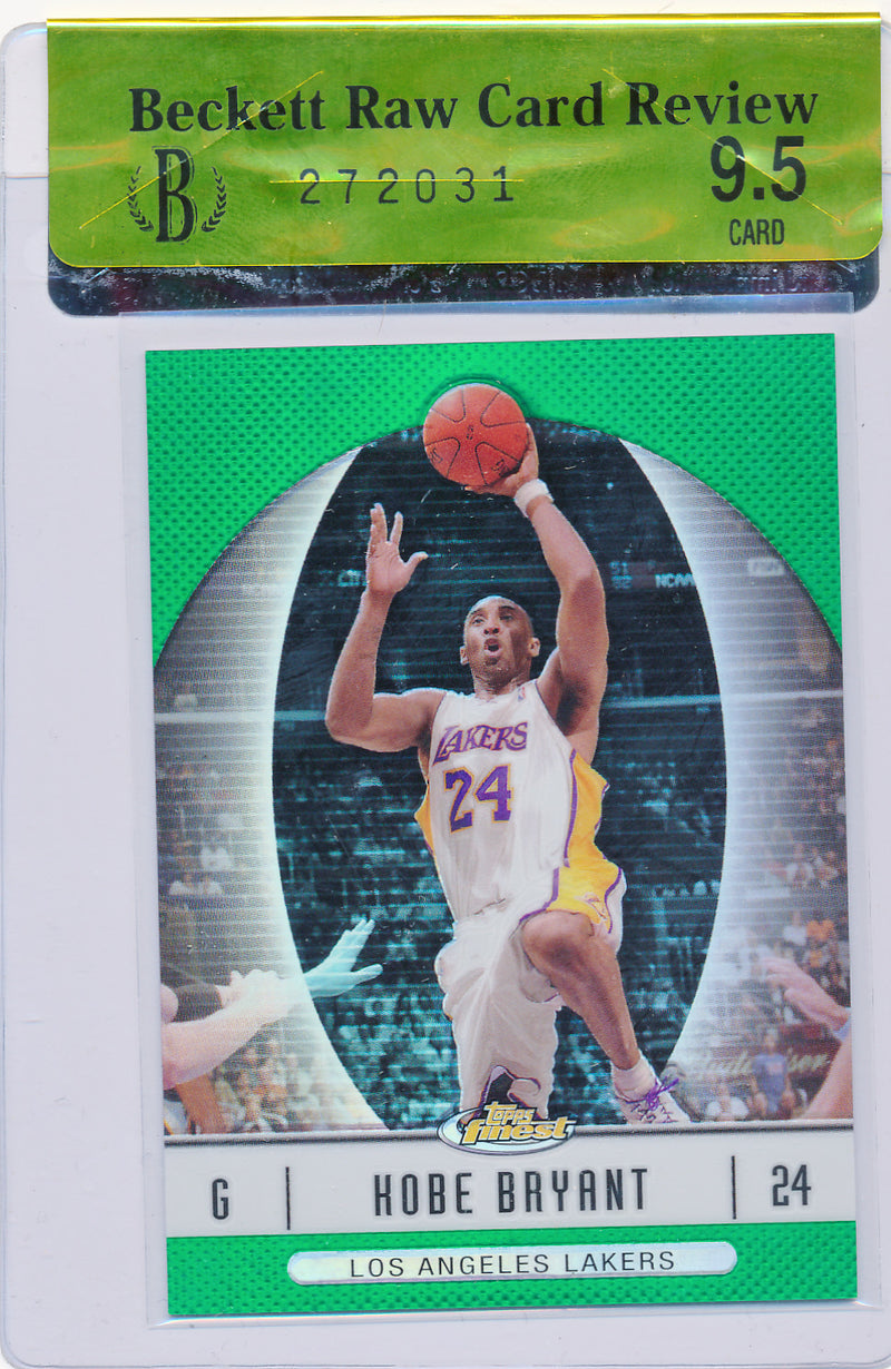 Topps 2007 Finest Refractor #25 Kobe Bryant 110/199