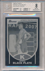 Topps  2006-2007 Finest Press Plates Black #111 Kevin Durant 1/1 / BGS Grade 8