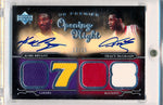 Upper Deck 2007-2008 Premier Opening Night #ONBM Kobe Bryant & Tracy Mcgrady 12/25