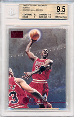 Skybox 1996-1997 Premium Rubies #16 Michael Jordan  / BGS Grade 9.5