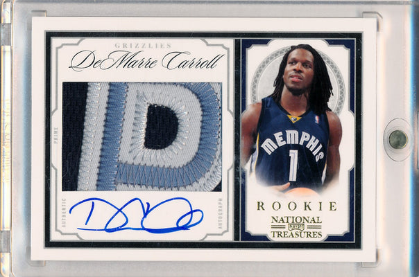 Panini 2009-2010 National Treasures Century Gold #225 Demarre Carroll 3/25