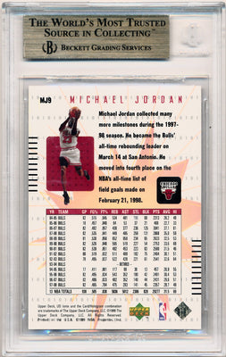 Upper Deck 1998-1999 Ionix MJ Hologrfx #MJ9 Michael Jordan  / BGS Grade 9.5