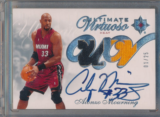 Upper Deck 2007-2008 Ultimate Collection Ultimate Virtuoso #UV-AM Alonzo Mourning 1/25