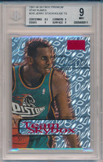 SkyBox 1997-1998 Premium Star Rubies #245 Jerry Stackhouse 9/50 / BGS Grade 9