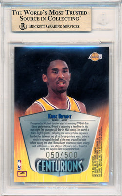 Topps 1998-1999 Finest Centurions  #C6 Kobe Bryant 50/500 / BGS Grade 9.5