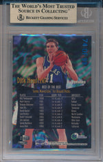 Fleer 1998-1999 Flair Showcase  Row 2 Legacy Collection #16 Dirk Nowitzki 74/99 / BGS Grade 9.5