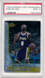 Topps 1996-1997 Bowman's Best Rookie #R23 Kobe Bryant  / PSA Grade 9