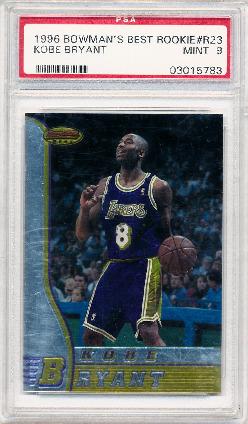 Topps 1996-1997 Bowman's Best Rookie #R23 Kobe Bryant  / PSA Grade 9