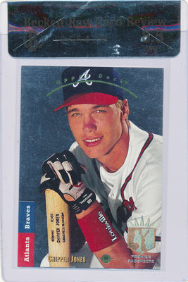 Premier Prospects  #280 Chipper Jones  / PSA Grade 8.5