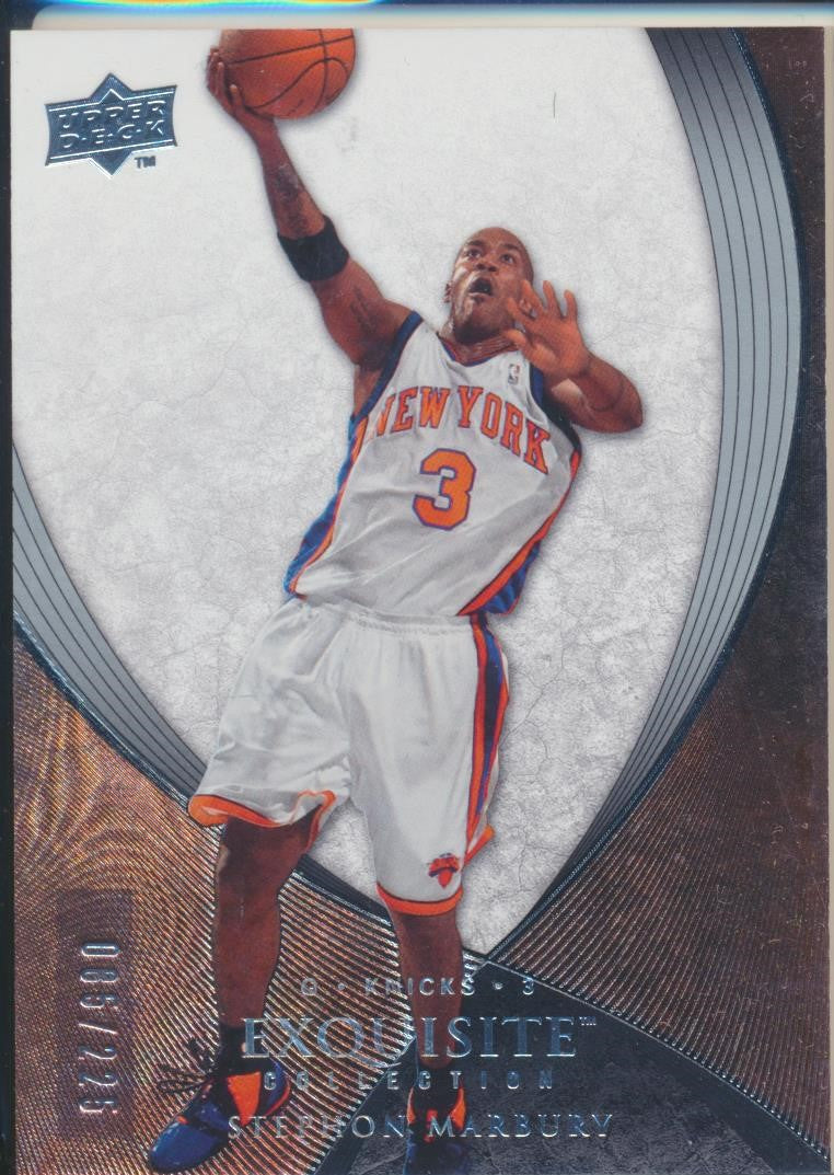 Upper Deck 2007-2008 Exquisite Collection Base #29 Stephon Marbury 85/225