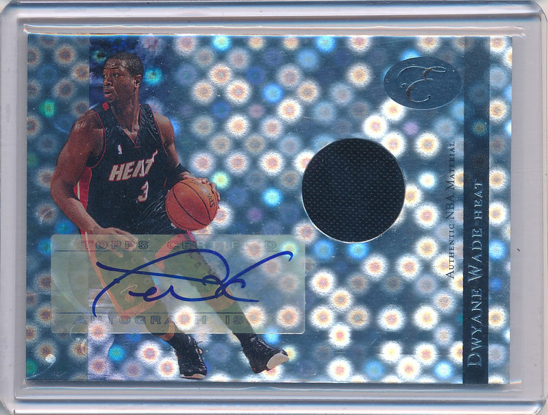 Topps 2006-2007 Bowman Elavation Power Brakers Auto Relic #PBAR-DW Dwyane Wade 22/25