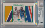 Panini 2014-2015 Flawless Emerald Dual Diamond Patches #DD-SPK Kobe Bryant/ Kevin Durant 4/5 / BGS Grade 9