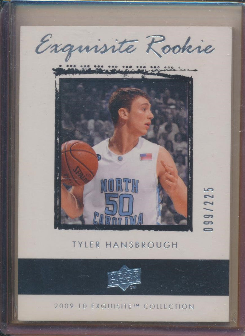 Upper Deck 2009-2010 Exquisite Collection Rookie #54 Tyler Hansbrough 99/225