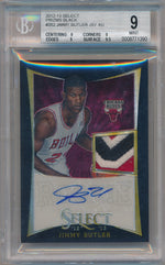 Panini 2012-2013 Select Prizms Black #262 Jimmy Butler 1/1 / BGS Grade 9 / Auto Grade 10